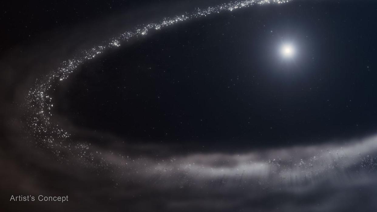 韦布望远镜首次发现系外恒星系统含有水冰，距离地球155光年